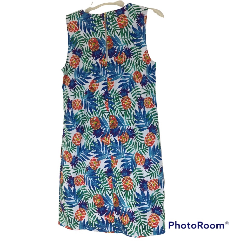 Tabitha Webb Tropical Pineapple Shift Dress Size 4 NWT - Picture 2 of 2